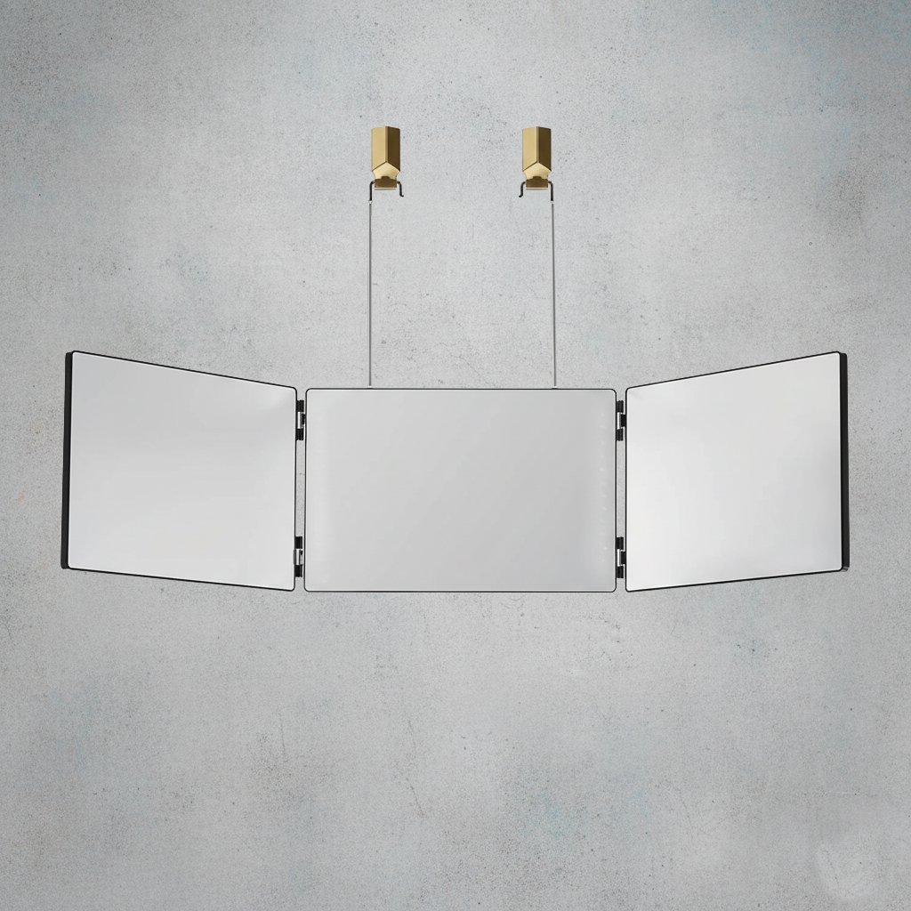 3 Way Mirror - 360 Mirror for Hair Cutting